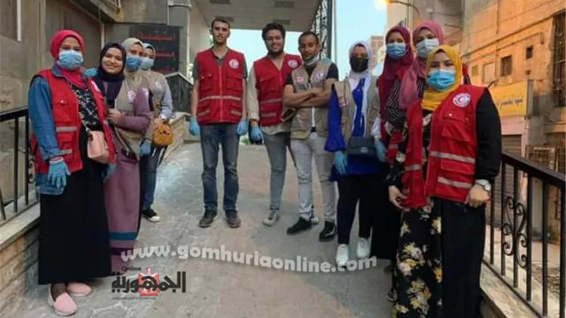 الهلال الأحمر بالقليوبية يواصل دعم مصابي حادث قطار طوخ