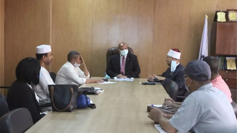 رئيس جامعة جنوب الوادى يستقبل نائب محافظ قنا