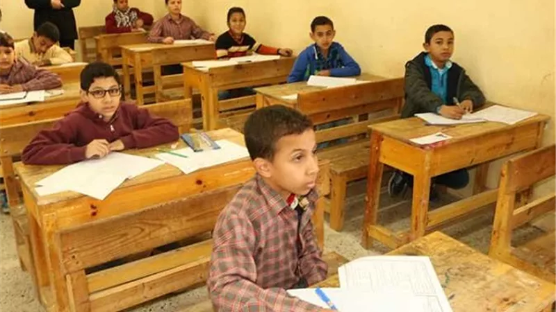 جدول امتحانات شهر ابريل من الرابع الى السادس الابتدائى