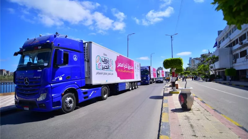 صندوق تحيا مصر يوفر 80 طنا مواد غذائية ودواجن لـ 6 آلاف أسرة بدمياط