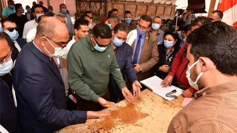محافظ الدقهلية: 242 الف و 300 فدان إجمالي ما تم زراعته هذا العام بالدقهلية و 210 الف طن متوقع توريده