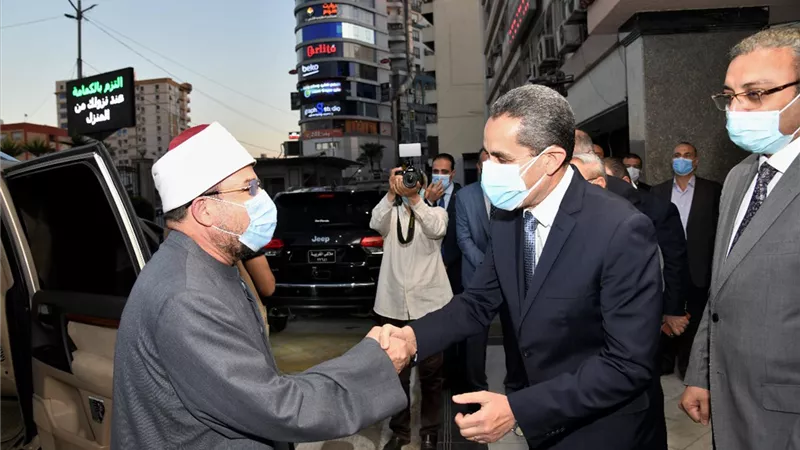 امسية للاحتفال بالعاشر من رمضان بحضور محافظ الغربية ووزيرالاوقاف-صور