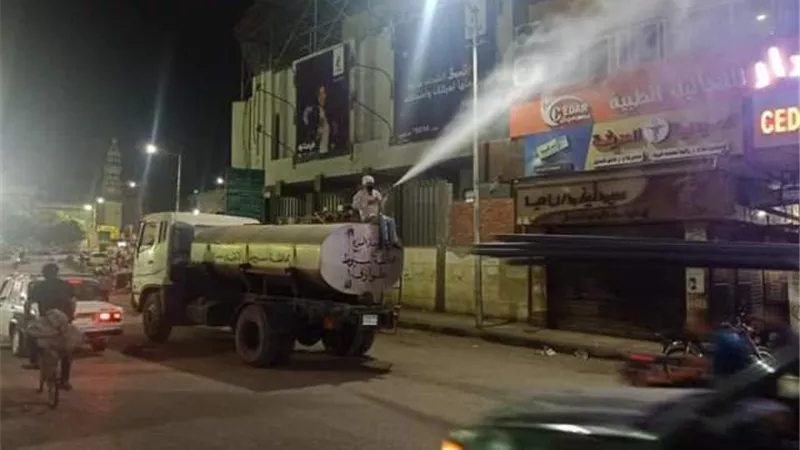 تحرير ١٢ محضرا لعدم ارتداء كمامة في حملة مكبرة بأسيوط..صور