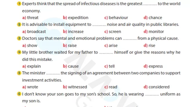 3 نماذج استرشادية فى اللغة الانجليزية للصف الثانى الثانوى