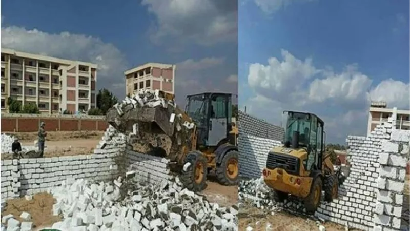 إزالات فورية للإشغالات والتعديات على أملاك الدولة بالإسماعيلية..صور