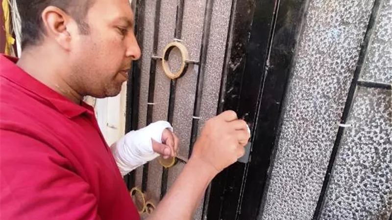 غلق وتشميع سنتر للدروس الخصوصية فى حى غرب شبين الكوم