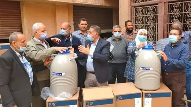 توريد وتركيب تانك نيتروجين للتحسين الوراثي للسلالات المصرية من الماشية ببيطرى الشرقية