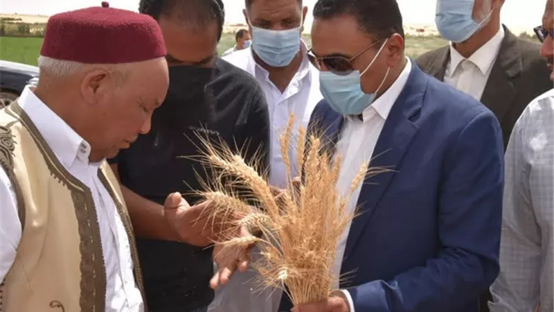 محافظ مطروح يزور قري حياة كريمة بسيوة ويزور مناطق الري المطور