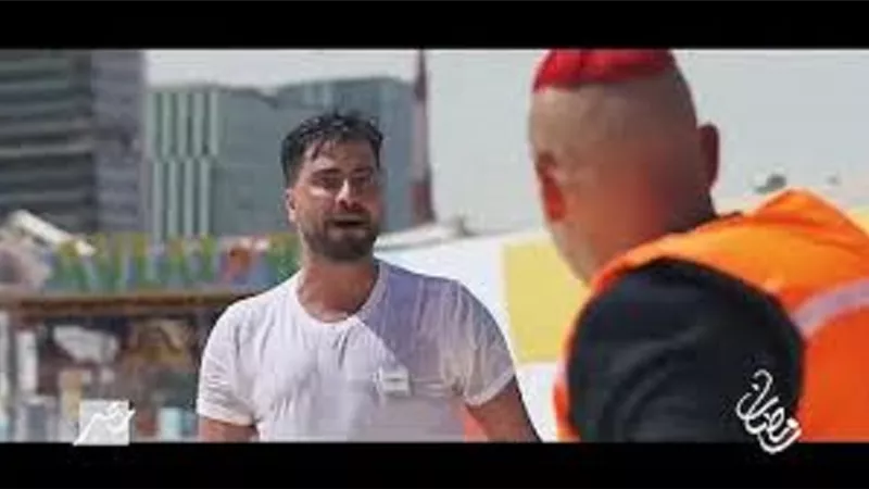 رامز جلال يضرب معتصم النهار بالبندقية