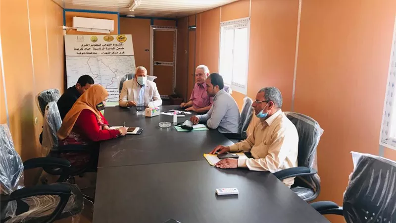 رئيس شركة مياه المنوفية يتفقد محطة معالجة دناصور بالشهداء