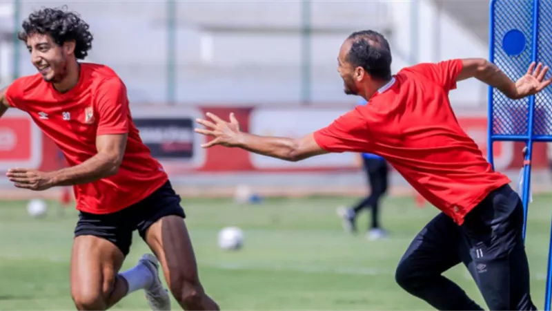محمد هانى ينتظم فى تدريبات الأهلى بعد تعافيه من الإصابة