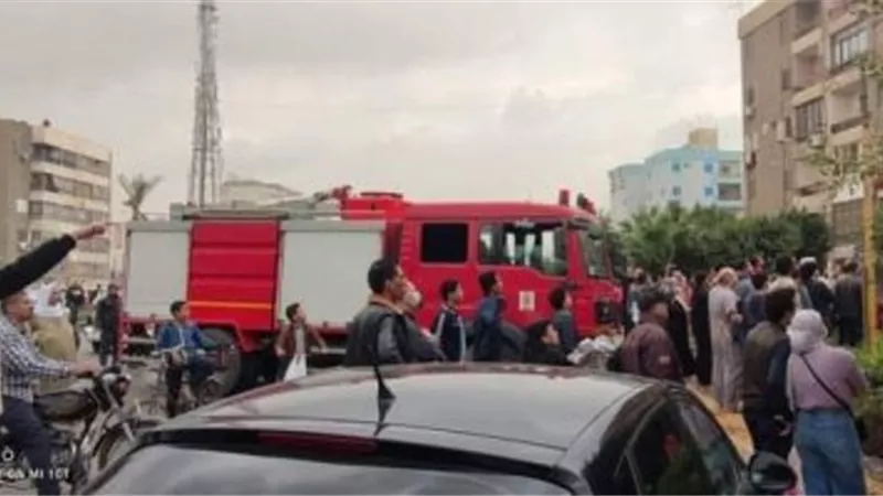 تفحم ١٣ سيارة بحريق فى 