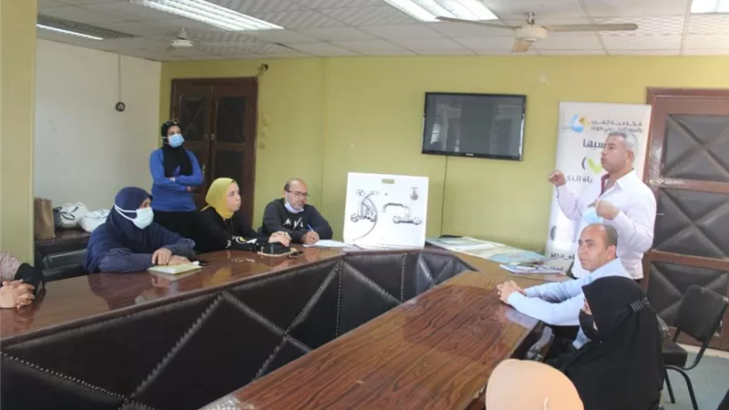 رفع الوعى بأهمية المياه ندوات بقرى ومراكز حياه كريمه ببنى سويف