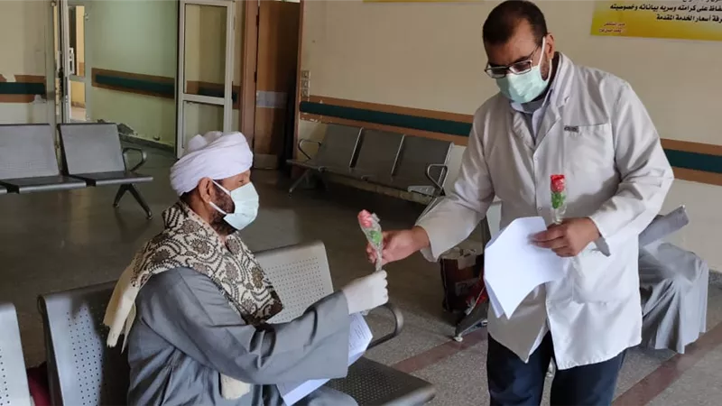 تعافى و خروج ٣ حالات كورونا من مستشفى فقط التعليمى
