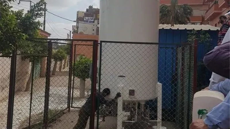 دعم مستشفى شربين المركزى بتانك أكسجين ومبخر 265 من التبرعات