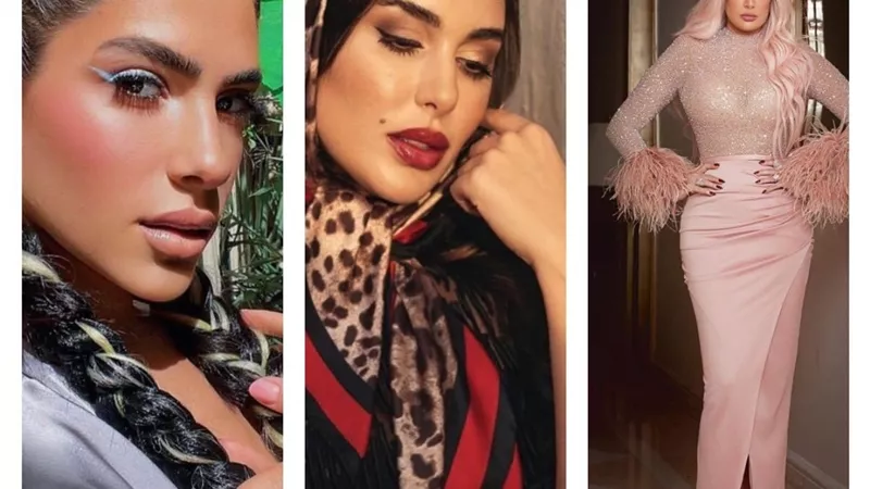 شاهد.. ٣ فنانات بأحدث جلسة تصوير بإطلالات غريبة