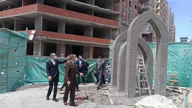 محافظ كفر الشيخ يتفقد ميدان احمد عابدين