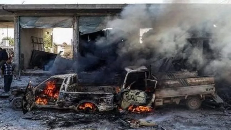 مصرع طفل وإصابة 14 شخص فى انفجارين بمدينة جرابلس فى سوريا