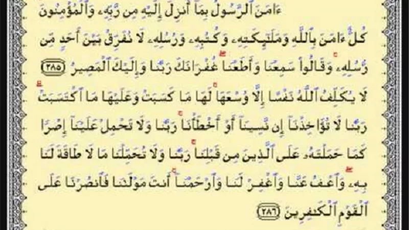 ما اجر قراءة اية الكرسى وخواتيم سورة البقرة فى الصلاة ؟...الافتاء تجيب