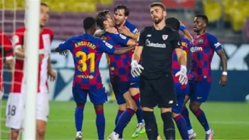 برشلونة ينهى الشوط الأول متقدماً بهدف أمام غرناطة فى الدورى الأسبانى
