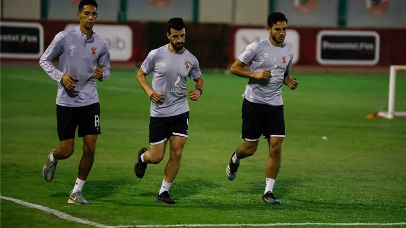 مران الأهلى.. تدريبات استشفائية لهذا الثلاثى