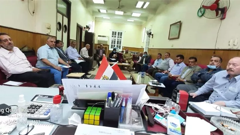 متابعة الخطه الاستراتيجيه بزراعة بنى سويف