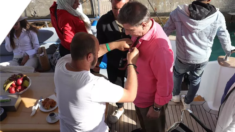 اليوم ..أول ظهور لخالد سليم زوج يسرا بحرب أهلية