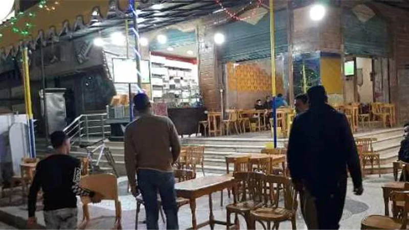 مصادرة شيش وتحرير محاضر لمقاهي مخالفة في القنطرة غرب بالإسماعيلية ..صور
