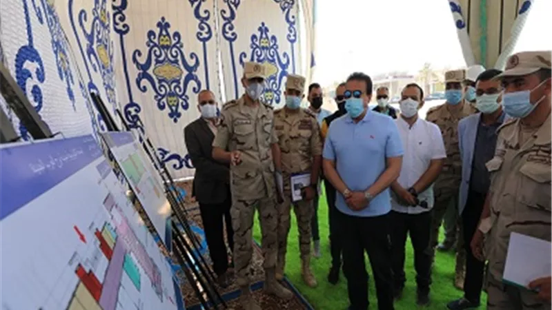 وزير التعليم العالي يتفقد مباني جامعة برج العرب التكنولوجية بالاسكندرية