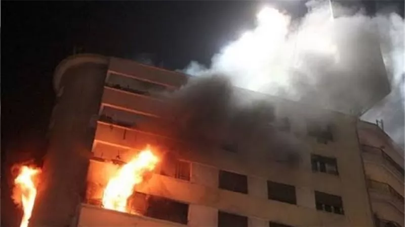 مصرع طفلين في حريق شقة سكنية بالمحلة