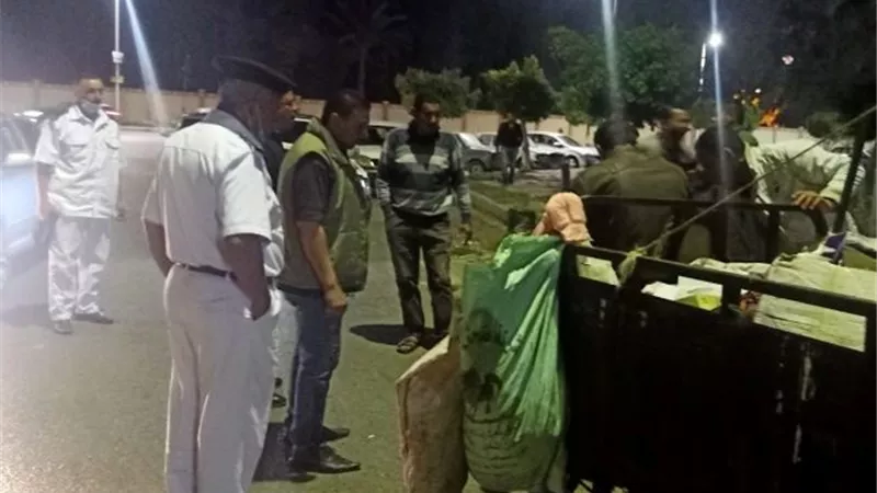 جهاز دمياط الجديدة يصادر 9 تروسيكلات للنباشين للقضاء على العشوائيات.. بالصور