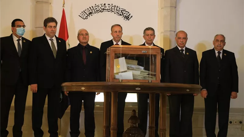 البرلمان السوري يسلم صندوق ترشيحاته لرئاسة الجمهورية إلى المحكمة الدستورية