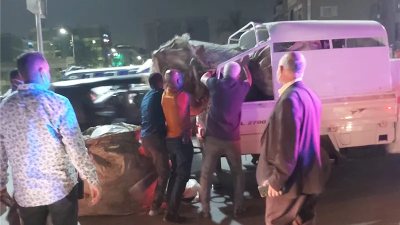 الهجان: ضبط 1770 شيشة و 1306 محضر كمامة وغلق 125 مقهى فى ثمانية ايام بالقليوبية