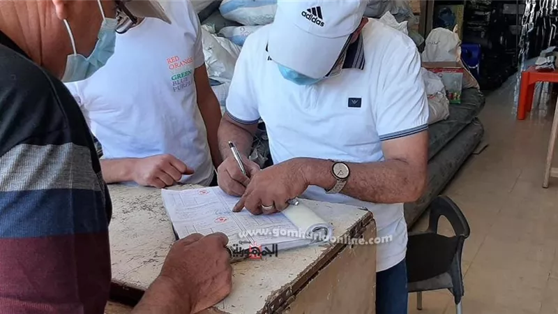 28 محضر غرامة عدم ارتداء الكمامة فى مركز ومدينة القنطره غرب