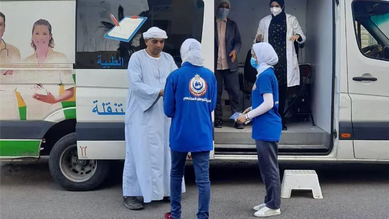 10 عيادات متنقلة بالغردقة لتقديم الخدمات الطبية للمواطنين والسائحين