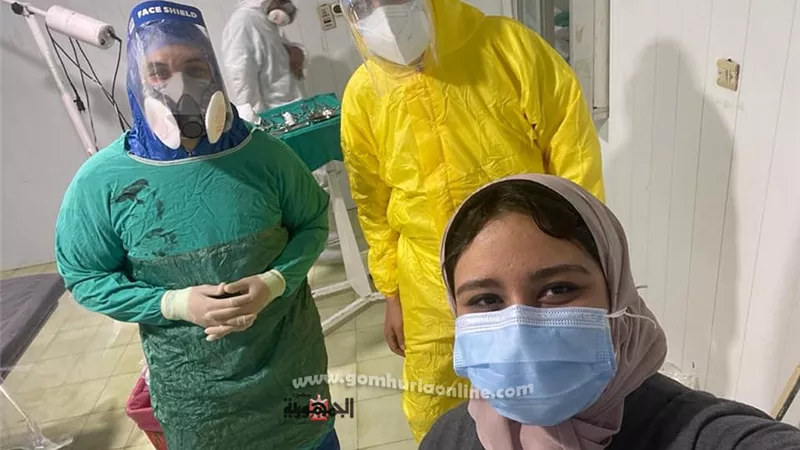 نجاح عملية ولادة قيصرية طارئة لمريضة كورونا بمستشفى تلا المركزى .. بالصور