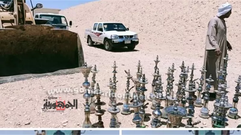 فى حمله مكبره بقنا تحطيم ٨٥٠ شيشه و تحرير ٤٢٠ محضر كمامه