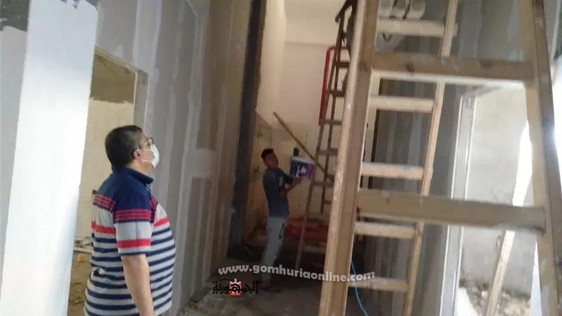 تجهيز مبانى كلية العلاج الطبيعى جامعة القناة