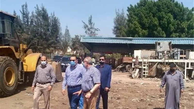 محافظ الشرقية يقرر إعادة تشغيل مصنع تدوير القمامة ببلبيس