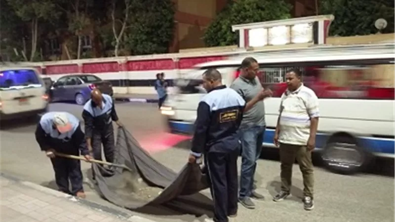 رفع ٢١ طن مخلفات بحوض ١٨ وإمتداد التليفزيون بالأقصر