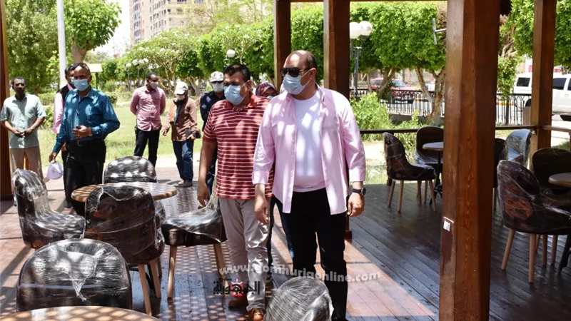 تطوير شامل للحدائق وطرحها بفكر إستثمارى باسوان .. ونموذج جديد موحد للكافتريات
