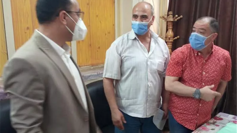 معاون محافظ بنى سويف يتابع الالتزام بالإجراءات الاحترازية