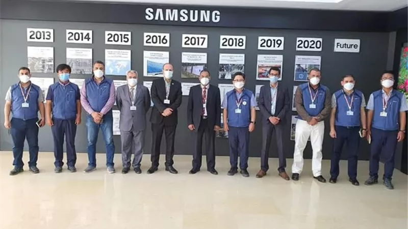 تعاون بين جامعة بني سويف التكنولوجية وسامسونج لتدريب الطلاب .