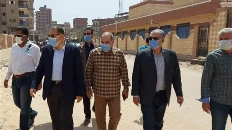 محافظ الشرقية يُتابع أعمال إنشاء منطقة ترفيهية خدمية بأرض الصناعات النمطية بالصيادين