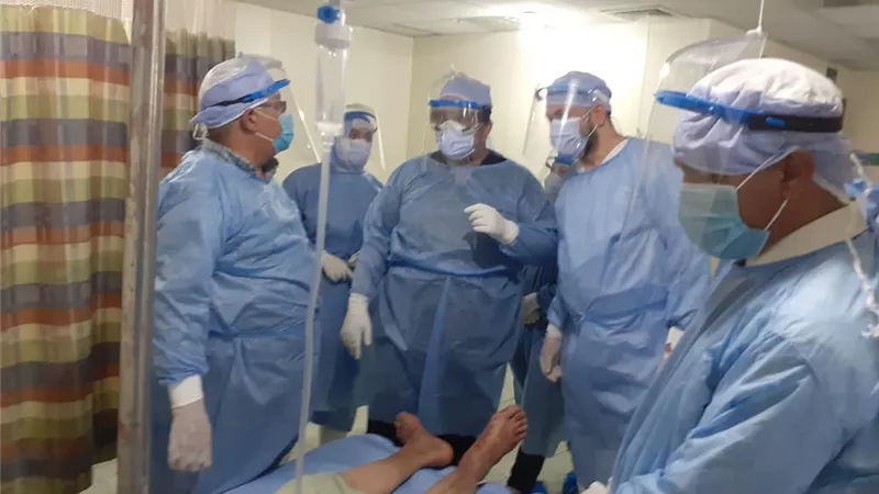 لجنة من الرعاية الحرجة بوزارة الصحة للمرورعلي مستشفيات الغربية