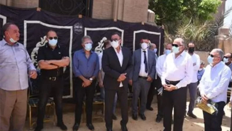 مجلس الأهلى يشارك فى تشييع جثمان محمود باجنيد