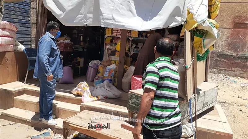 حملات ازالة الاشغالات بالقنطرة شرق بالاسماعيليه