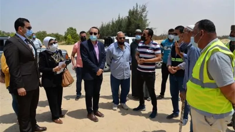 نائب محافظ الإسماعيلية يتفقد مشروعات 