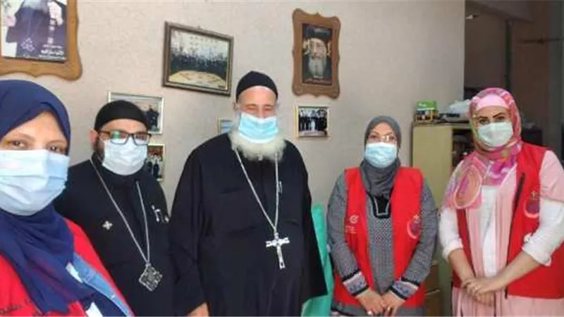 مبادرة التسجيل للقاح كورونا تواصل أعمالها في كنائس الإسماعيلية ..صور