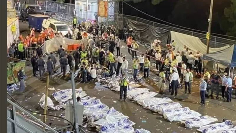 فيديو جديد يكشف تفاصيل حادث التدافع في إسرائيل